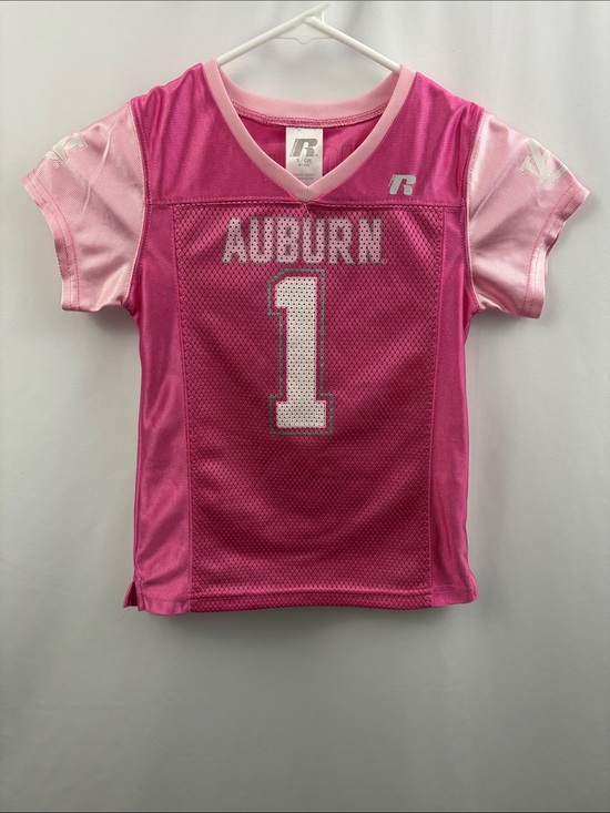 Russell Athletic Other - Auburn Tigers College Football Jersey War Eagle Kids Youth Girls Size 6/6x pink